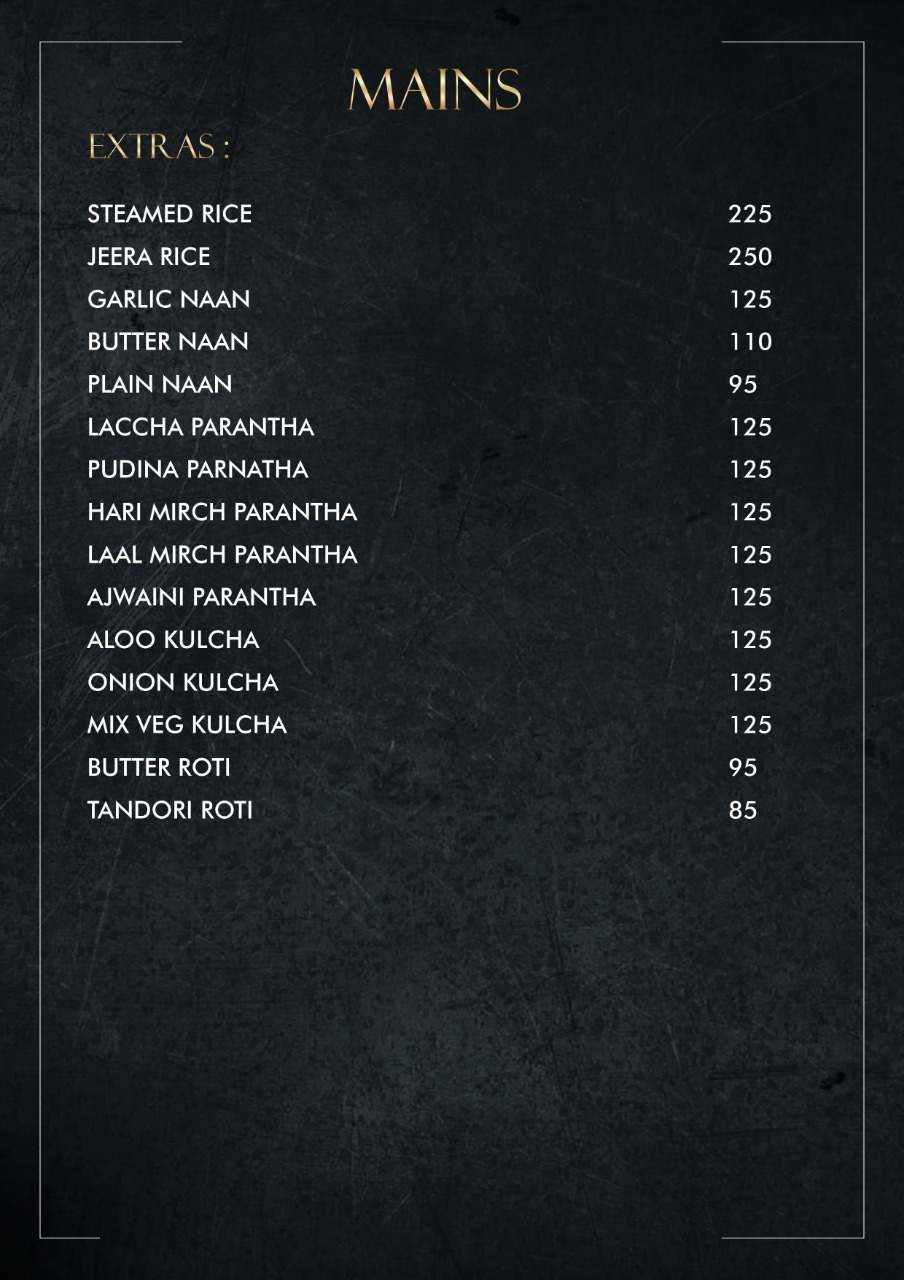 BAR MENU